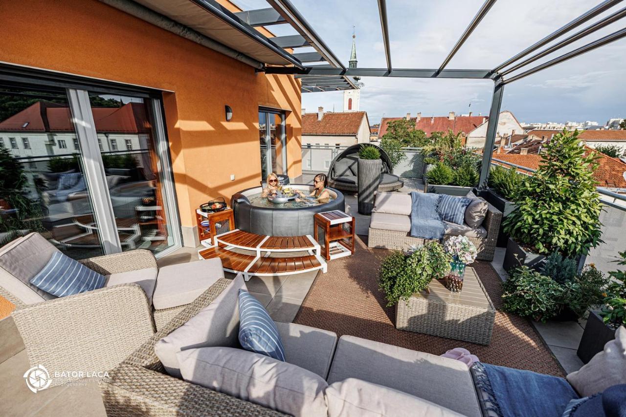 Apartmán Bükk Penthouse, panoráma jacuzzival Miškovec Exteriér fotografie